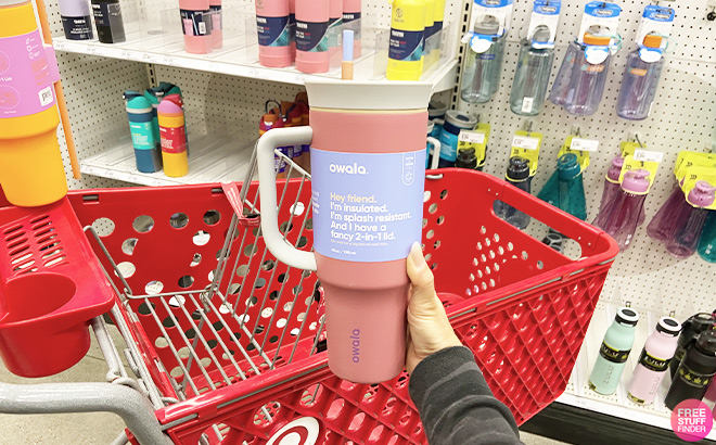 Owala 40 Ounce Tumblers Pink Taupe