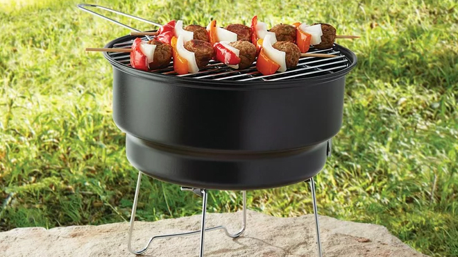 Expert Grill 14.5 Inches Portable Charcoal Grill Black