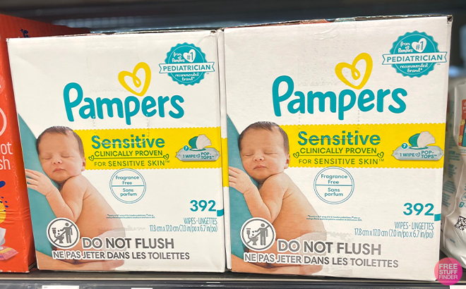 Pampers 336 Count Baby Wipes 9.99 at Amazon Free Stuff Finder