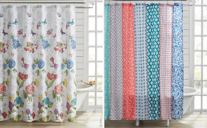 The Pioneer Woman Floral Cotton-Rich Shower Curtain