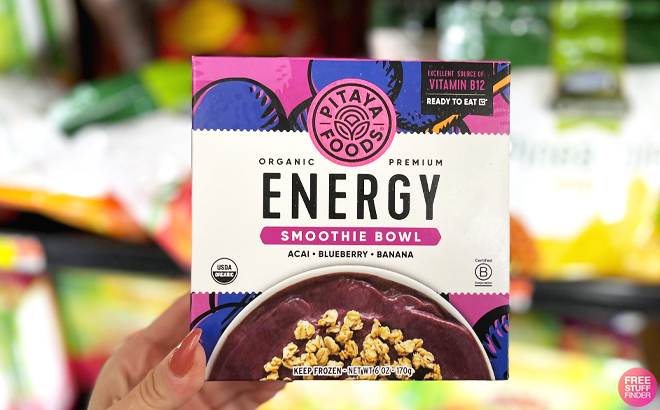 Pitaya Foods Acai Blueberry Banana Smoothie Bowl