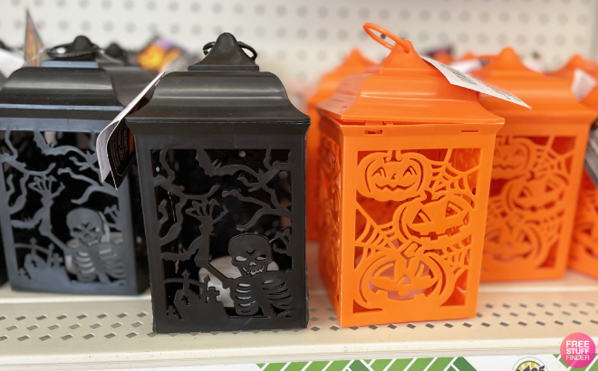 Plastic Halloween LED Lantern Plastic Halloween LED Lantern