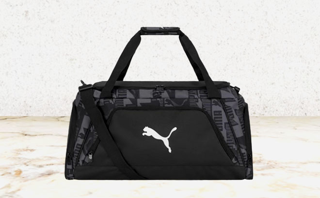 Puma Evercat Wanderer Rolling Duffel Bag in Black 1