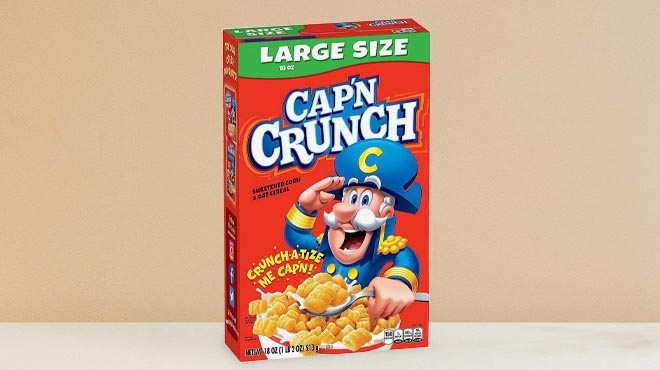 Quaker Capn Crunch Cereal Pack