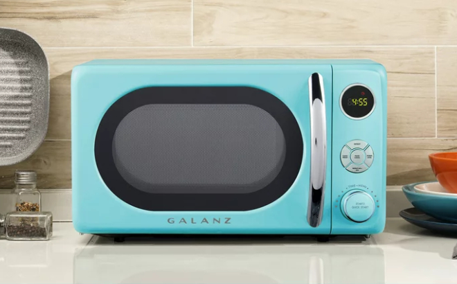 Retro Countertop Microwave Oven