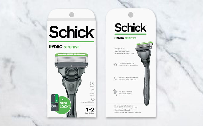 Schick Hydro Sensitive Slim Head Razor