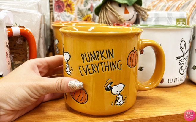 Snoopy Pumpkin Everything Mug