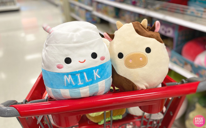 Squishmallows Melly the Milk Carton and Ronnie the Cow