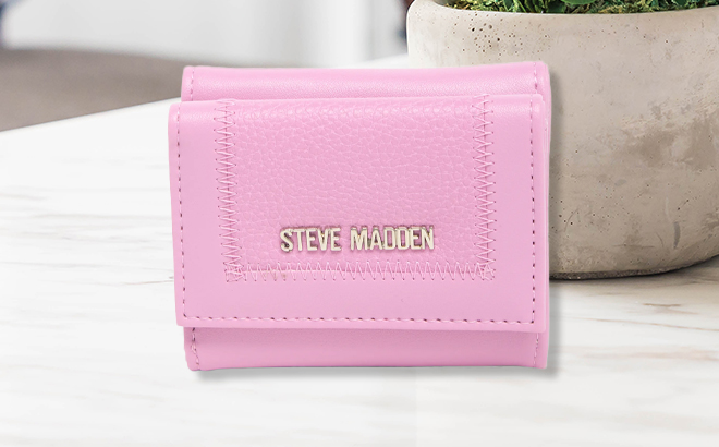 Steve Madden Bemily Trifold Wallet in Pink Steve Madden Bemily Trifold Wallet in Pink