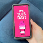 T Mobile Tuesday App opened on a Smartphone