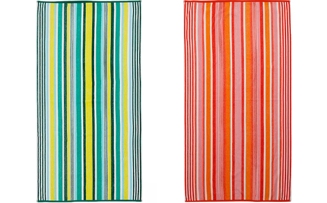 The Big One Core Striped Standard Woven Beach Towel
