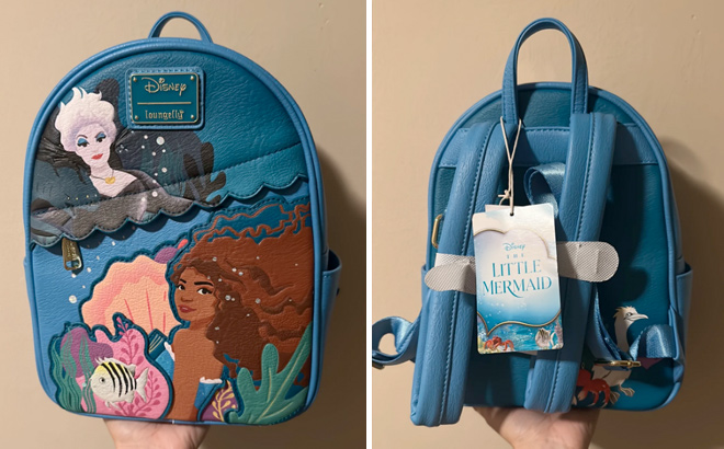 The Little Mermaid Loungefly Mini Backpack Live Action Film The Little Mermaid Loungefly Mini Backpack Live Action Film