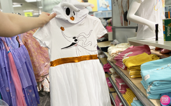 The Nightmare Before Christmas Girls Zero Halloween Dress