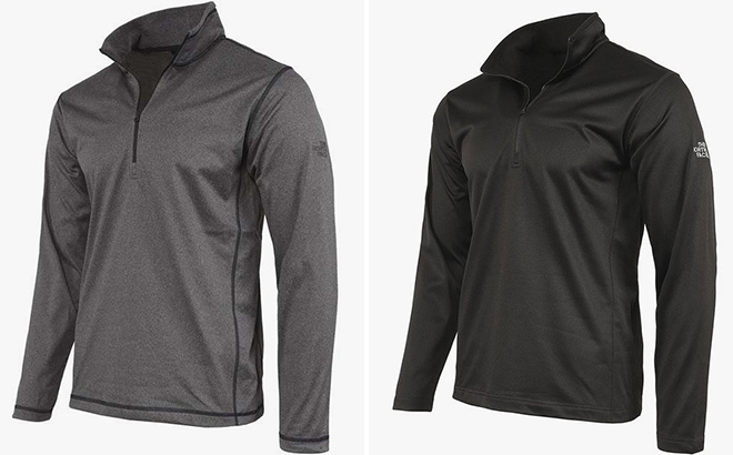 The North Face Quarter Zip Pullovers in two colors