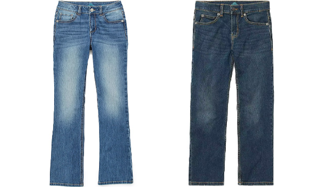 Thereabouts Little Big Girls Mid Rise Regular Fit Jeans 1 Thereabouts Little Big Girls Mid Rise Regular Fit Jeans 1