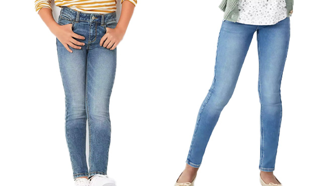 Thereabouts Little Big Girls Mid Rise Skinny Fit Jeans Thereabouts Little Big Girls Mid Rise Skinny Fit Jeans