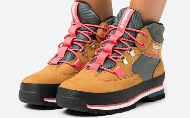Timberland Women's Euro Hiker Reimagined Leather Hiking Boots 