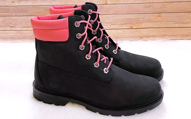 Timberland Womens Leather Combat Boots