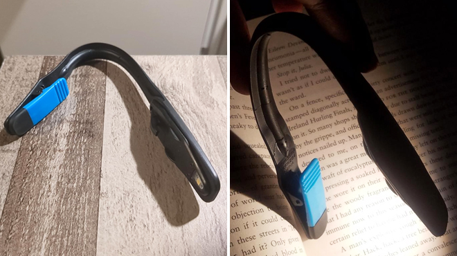 Two Images of Energizer LED Book Light