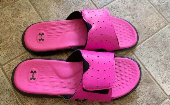 Under Armour Womens Ignite Pro Slide Sandal Color Pink