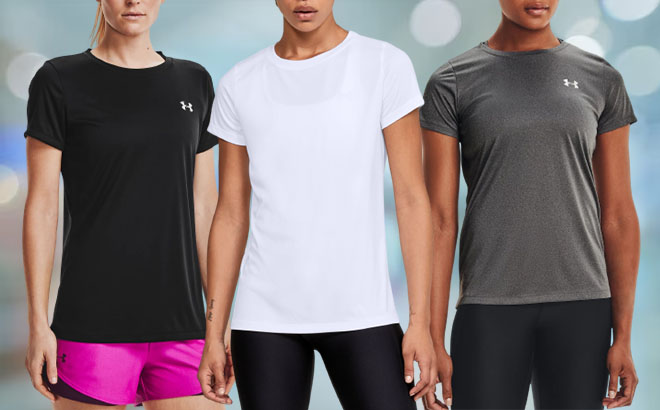 Under Armour Womens Velocity Solid Crew Short Sleeve Overview
