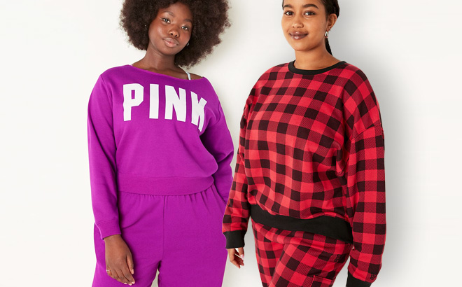 Victoria secret pink red hoodie sale