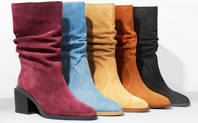 Vince Camuto Kenidra Water-Repellent Slouch Boot Many Colors