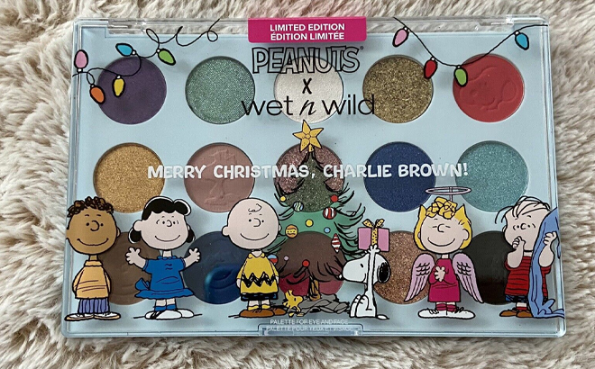 Wet n Wild Peanut Collection Merry Christmas Charlie Brown Palette