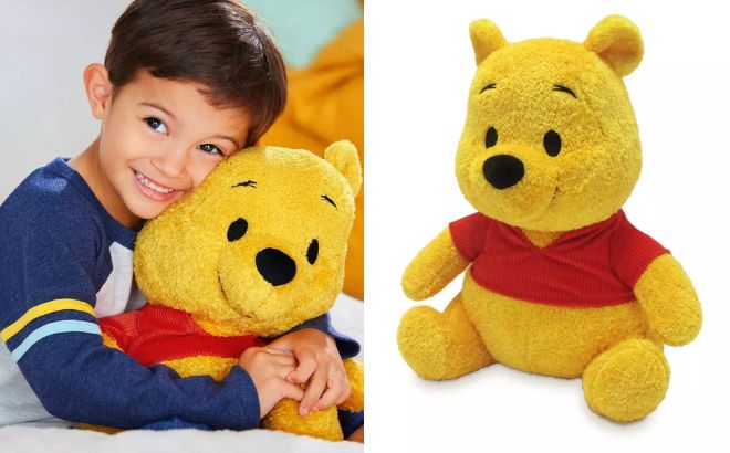 Winnie the Pooh Bear Kids Weighted Plush