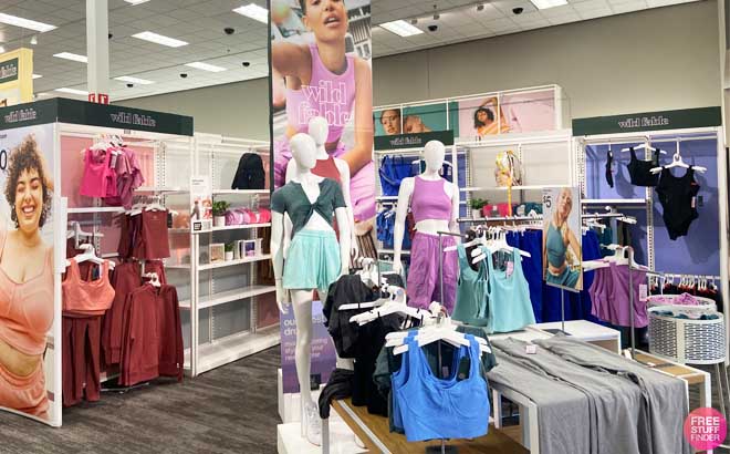 Women Wild Fable Clothing Display