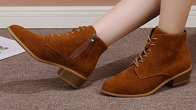 Yasirun Pointed Toe Ankle Womens Boot