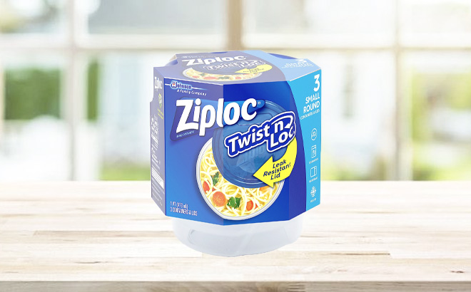 Ziploc Twist Food Storage Containers 3 Count