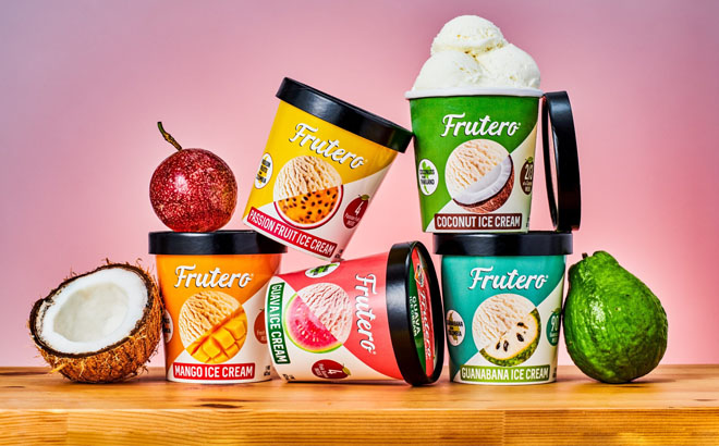 a Variety of Frutero Ice Cream