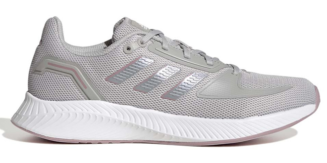 adidas Gray Two Gray Three Run Falcon 2 0 Sneaker Women