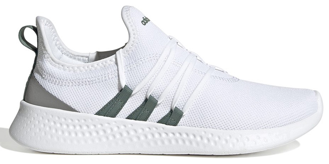 adidas White Green Puremotion Adapt 2 Running Shoe Women