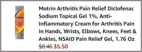 Motrin Arthritis Pain Relief Topical Gel Summary Motrin Arthritis Pain Relief Topical Gel Summary