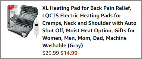 Electric Heating Pads Summary Electric Heating Pads Summary
