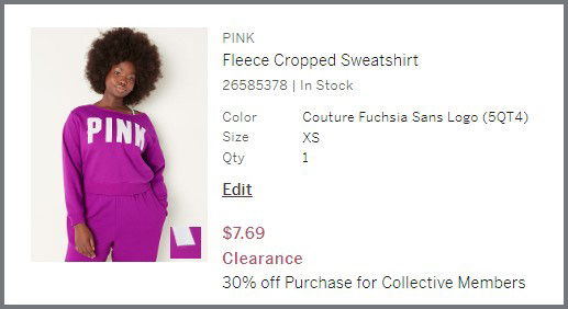 Victoria’s Secret PINK Hoodie Summary