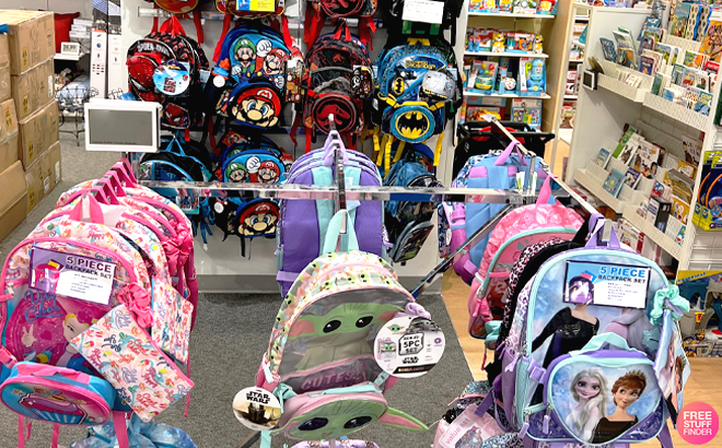 5 Piece Kids Backpack Sets Overview