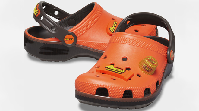 A Pair of Crocs Reeses Clogs A Pair of Crocs Reeses Clogs