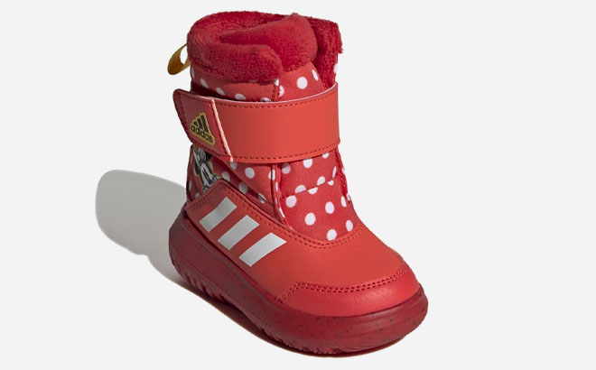 Adidas Disney Kids Boots in red