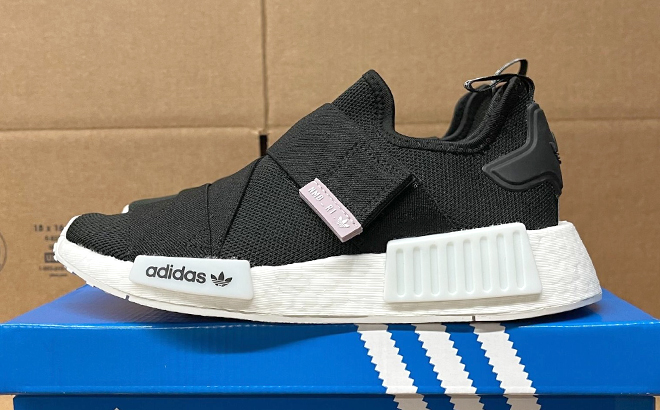 Adidas Originals NMD R1 Shoes on a Box