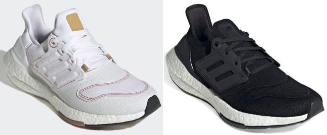 Adidas Ultraboost Womens Shoes in White and Core Black Color