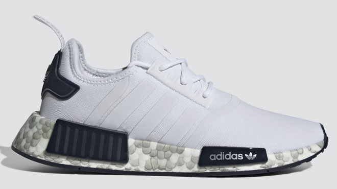 Adidas Womens Originals NMD R1 Shoes in Cloud White and Magic Grey
