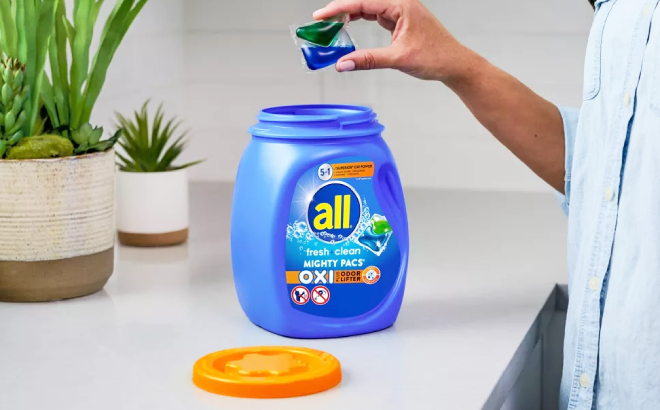 All Fresh Clean Oxi Odor Laundry Detergent Pacs