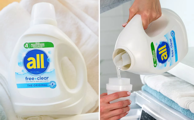 All Ultra Free Clear HE Liquid Laundry Detergent All Ultra Free Clear HE Liquid Laundry Detergent