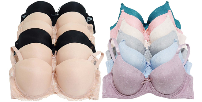 Angelina Beige Black Lace Accent Underwire Convertible Bra Set and Purple Blue Diamond Embroidered Angelina Wired Bra Set Angelina Beige Black Lace Accent Underwire Convertible Bra Set and Purple Blue Diamond Embroidered Angelina Wired Bra Set