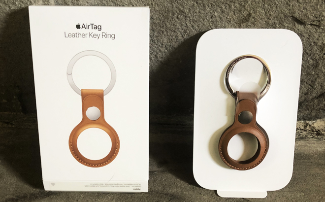 Apple AirTag Leather Key Rings
