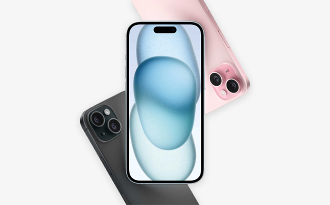 Apple iPhone 15 in Three Colors Apple iPhone 15 in Three Colors