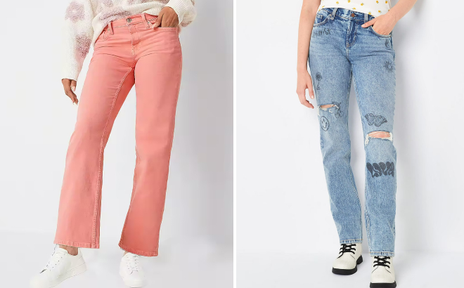 Arizona Juniors Girls Low Rise Straight Leg Jeans Arizona Juniors Girls Low Rise Straight Leg Jeans